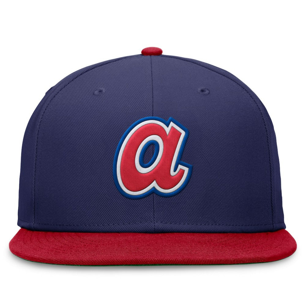 MLB Atlanta Braves Nike Rewind Cooperstown True Performance Fitted Hat
