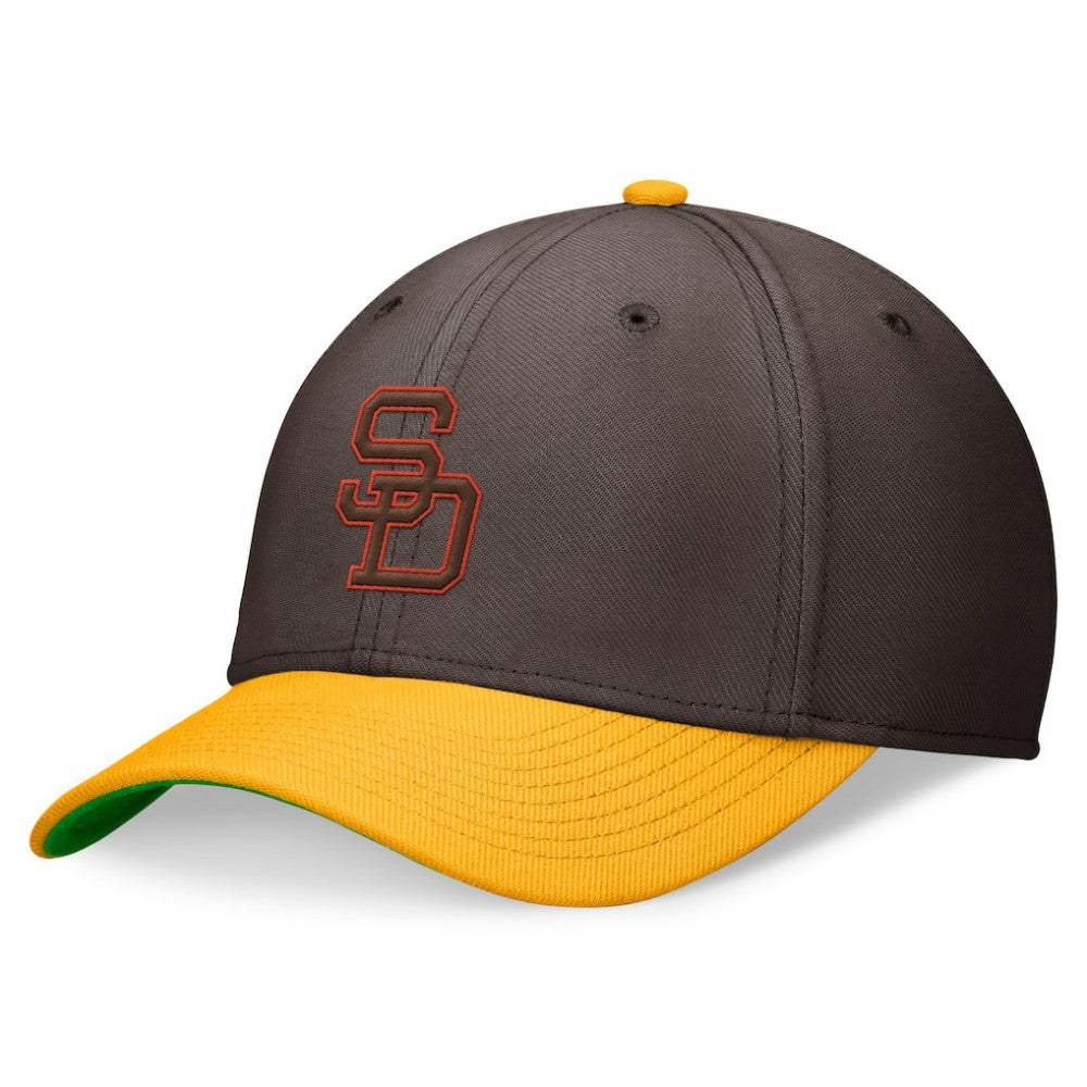 MLB San Diego Padres Nike Cooperstown Collection Rewind Swooshflex Performance Hat