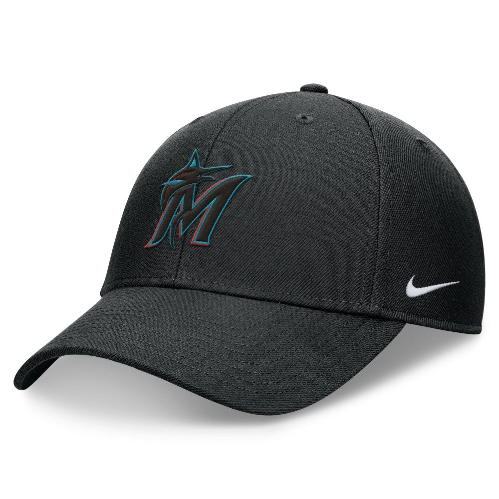 MLB Miami Marlins Nike Club Performance Adjustable Hat