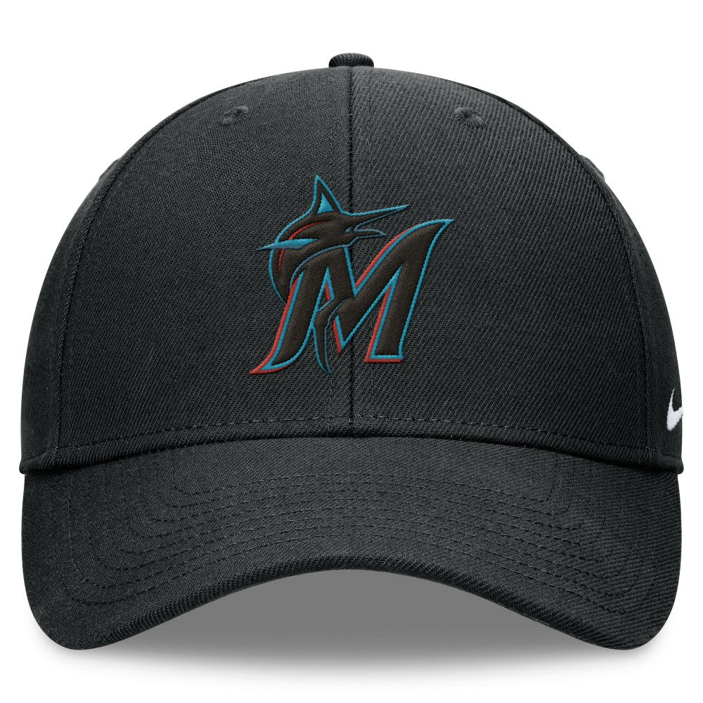 MLB Miami Marlins Nike Club Performance Adjustable Hat
