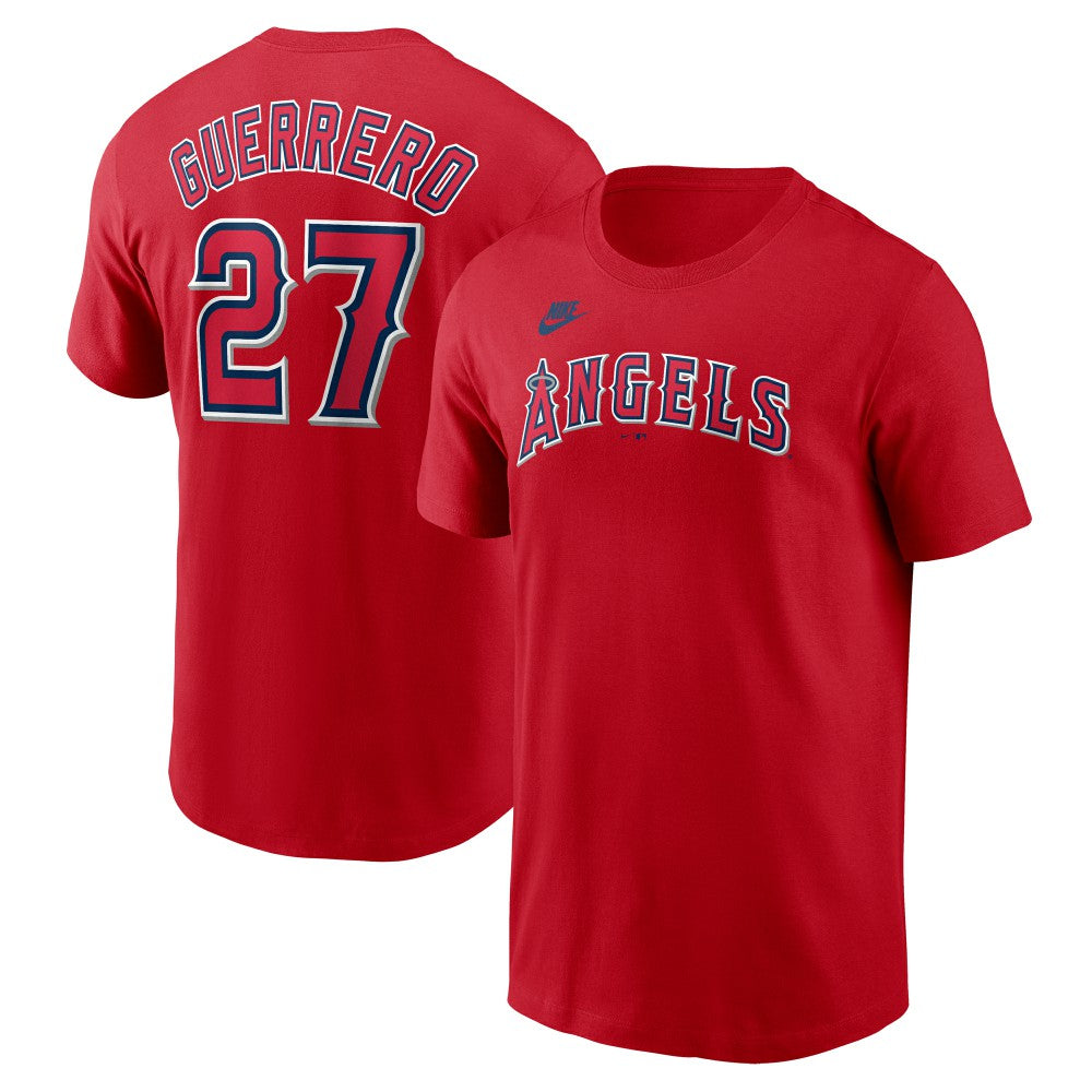 MLB Vladimir Guerrero Los Angeles Angels Nike Fuse Name & Number T-Shirt