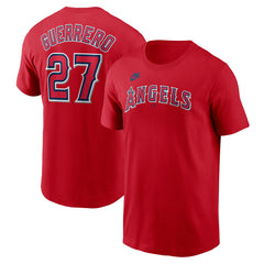 MLB Vladimir Guerrero Los Angeles Angels Nike Fuse Name & Number T-Shirt