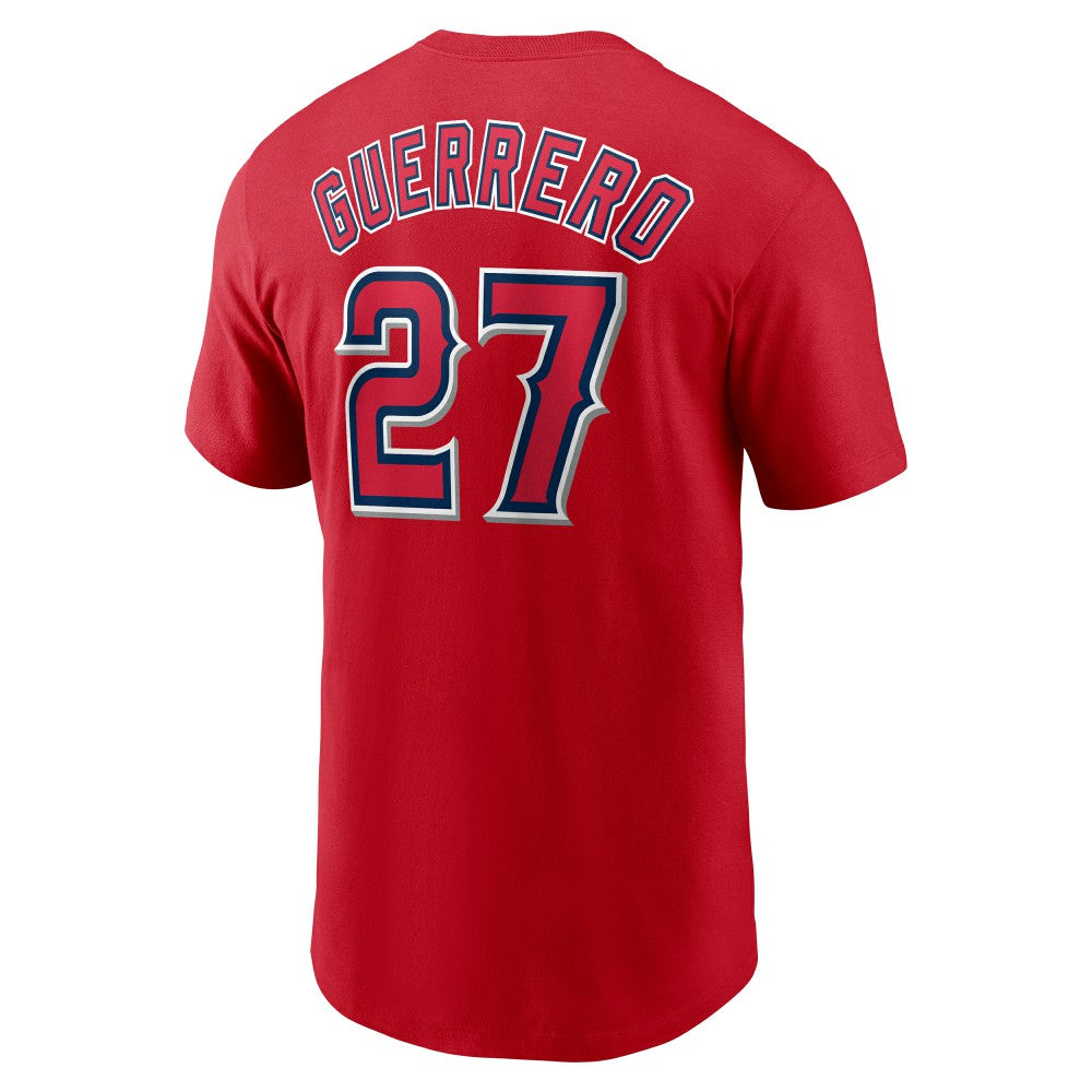 MLB Vladimir Guerrero Los Angeles Angels Nike Fuse Name & Number T-Shirt