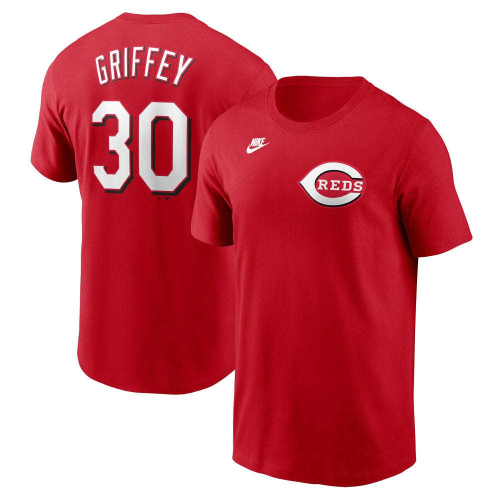 MLB Ken Griffey Jr. Cincinnati Reds Nike Fuse Name & Number T-Shirt