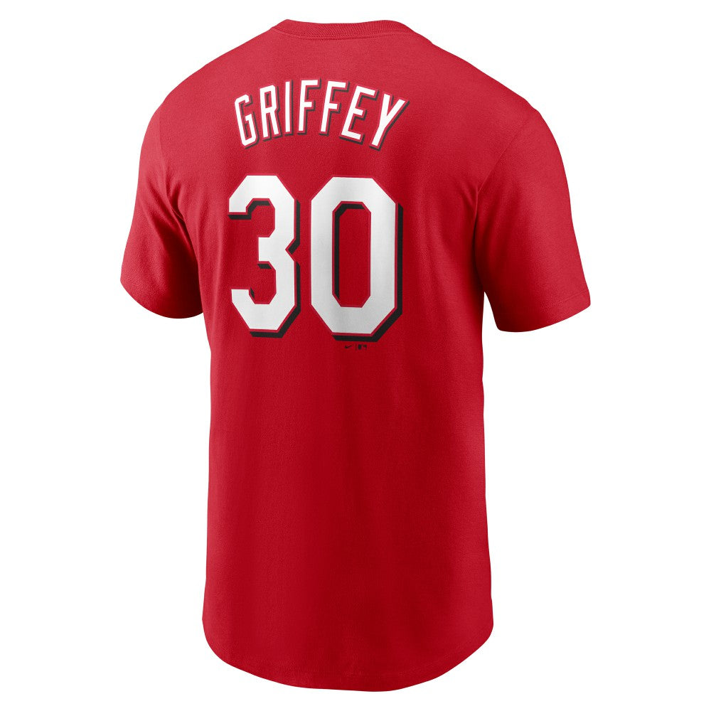 MLB Ken Griffey Jr. Cincinnati Reds Nike Fuse Name & Number T-Shirt