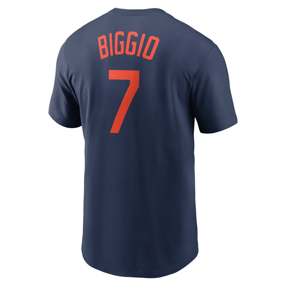 MLB Craig Biggio Houston Astros Nike Cooperstown Collection Fuse Name & Number T-Shirt