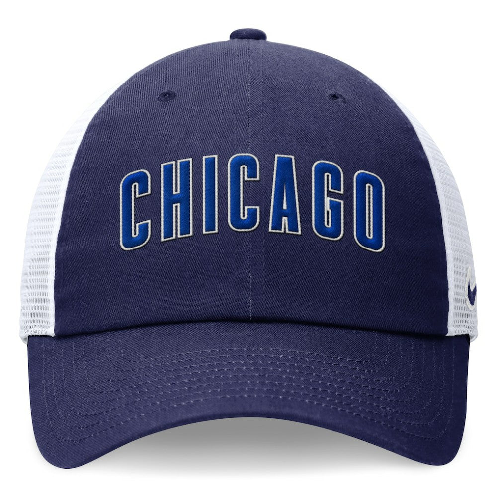 MLB Chicago Cubs Nike Wordmark Adjustable Trucker Hat