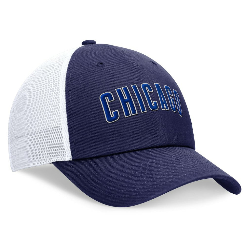 MLB Chicago Cubs Nike Wordmark Adjustable Trucker Hat