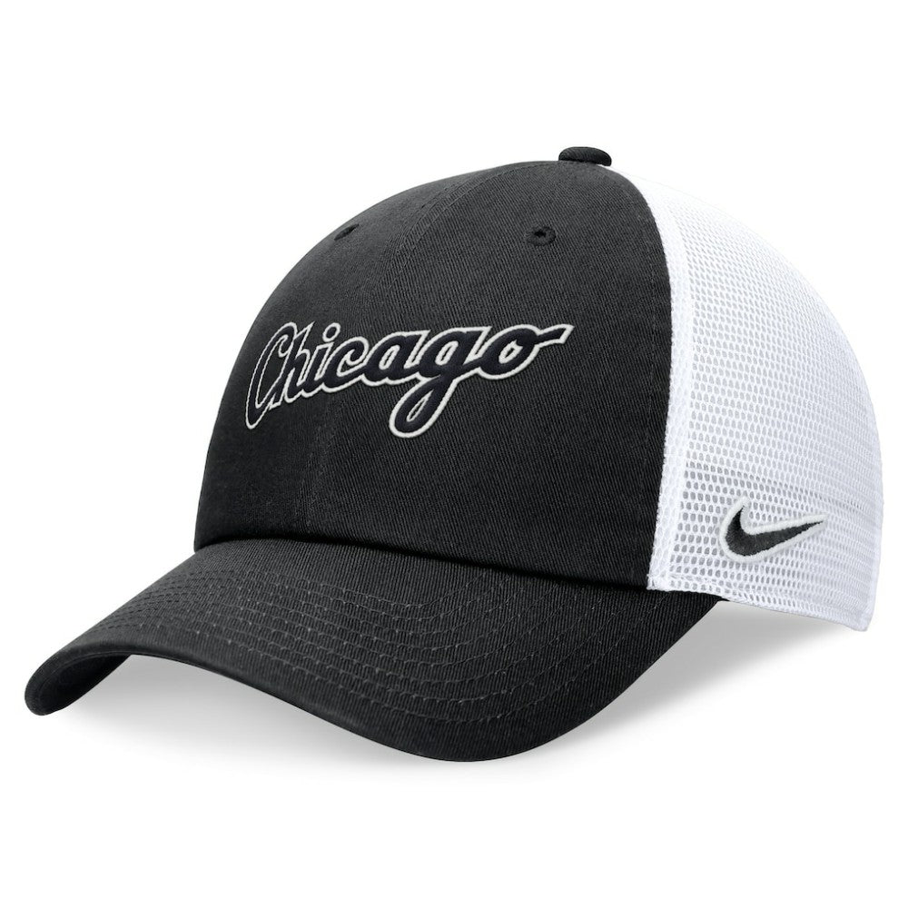 MLB Chicago White Sox Nike Wordmark Adjustable Trucker Hat