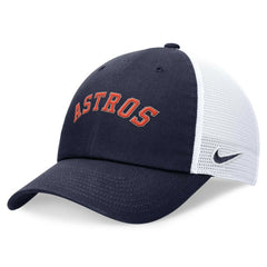 MLB Houston Astros Nike Wordmark Adjustable Trucker Hat