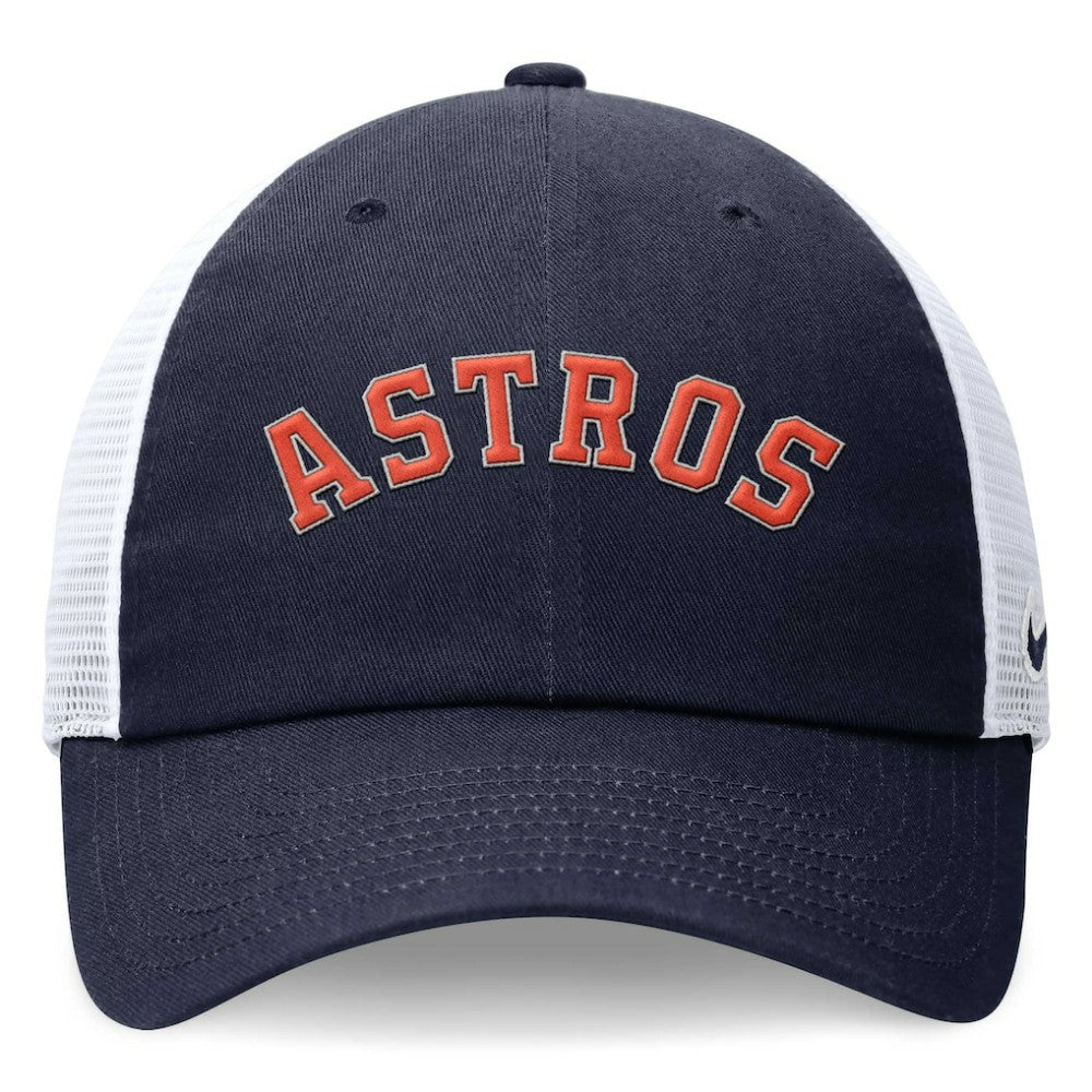 MLB Houston Astros Nike Wordmark Adjustable Trucker Hat
