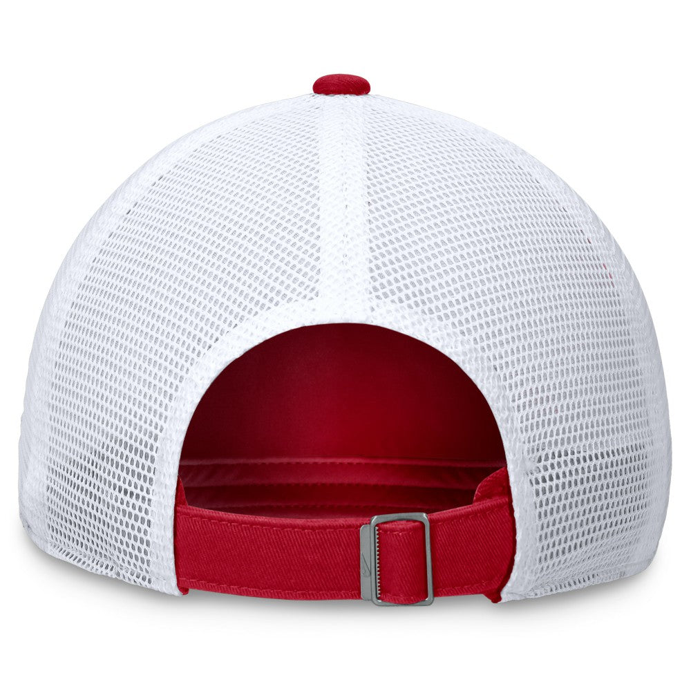 MLB Los Angeles Angels Nike Wordmark Adjustable Trucker Hat