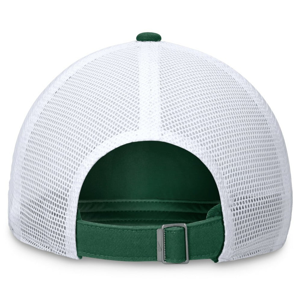 MLB Athletics Nike Wordmark Adjustable Trucker Hat