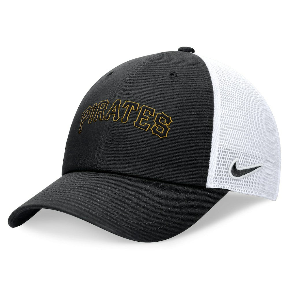 MLB Pittsburgh Pirates Nike Wordmark Adjustable Trucker Hat