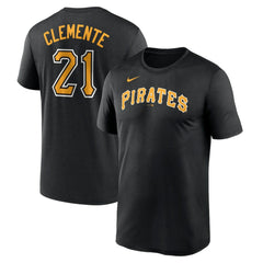 MLB Roberto Clemente Pittsburgh Pirates Nike Legend Name & Number Performance T-Shirt