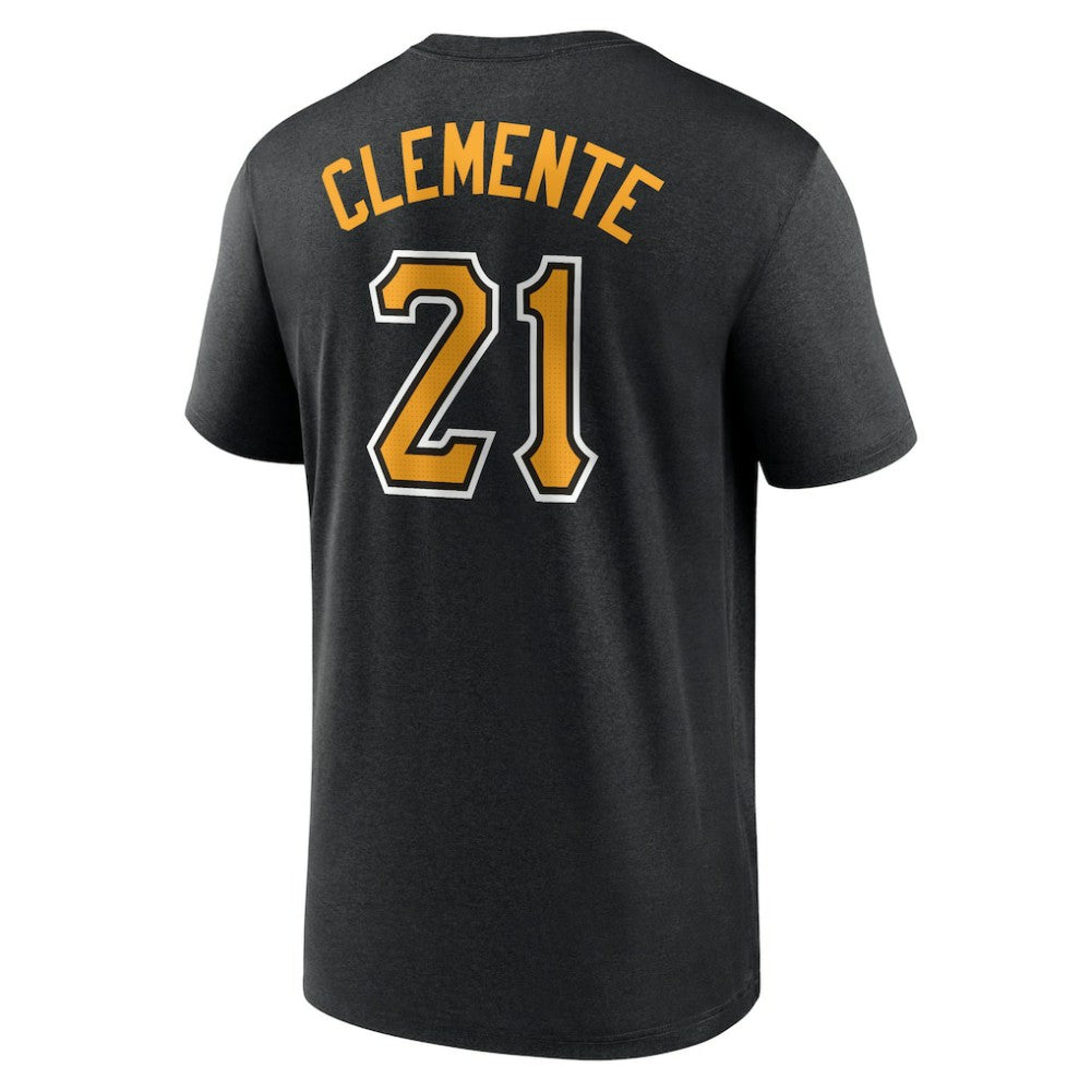 MLB Roberto Clemente Pittsburgh Pirates Nike Legend Name & Number Performance T-Shirt