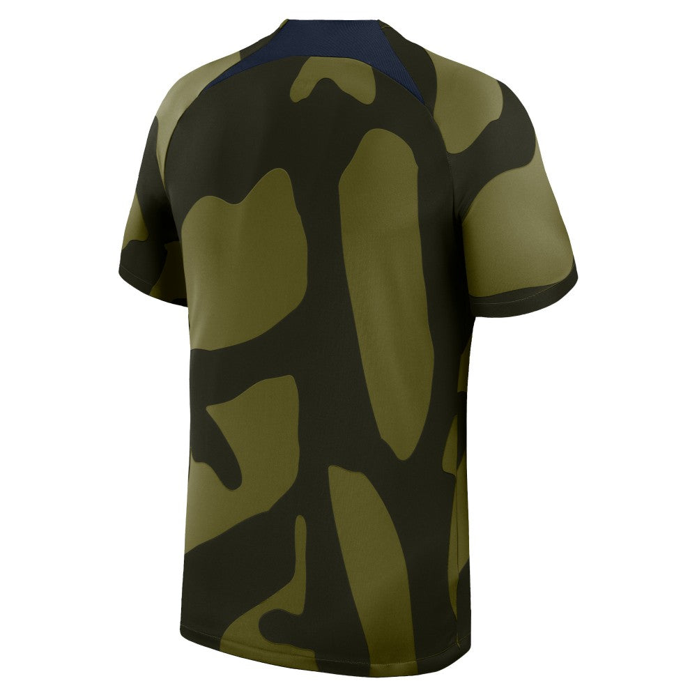 Paris Saint-Germain Jordan Brand 2023/24 Academy Pro Pre-Match Top - Jordan Olive
