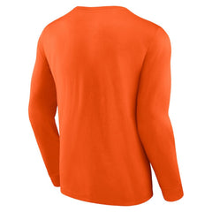 NHL Orange Philadelphia Flyers Fanatics Strike the Goal Long Sleeve T-Shirt