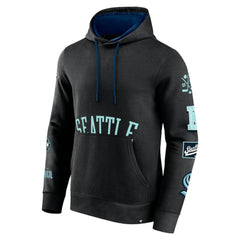 NHL Black Seattle Kraken Fanatics Wild Winner Pullover Hoodie