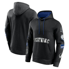 NHL Black Tampa Bay Lightning Fanatics Wild Winner Pullover Hoodie
