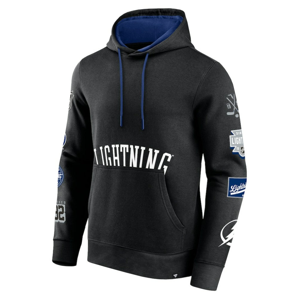 NHL Black Tampa Bay Lightning Fanatics Wild Winner Pullover Hoodie