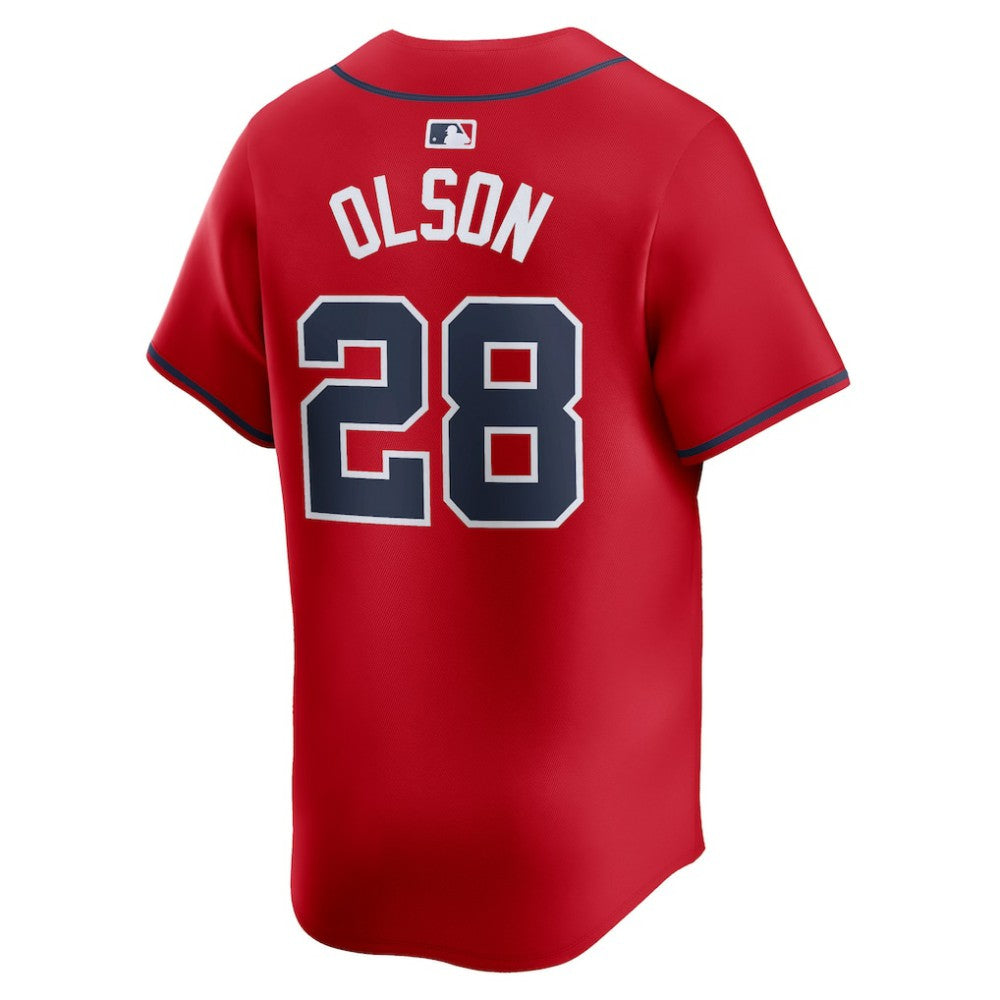 MLB Matt Olson Atlanta Braves Nike Alternate Limited Player Jersey – Red