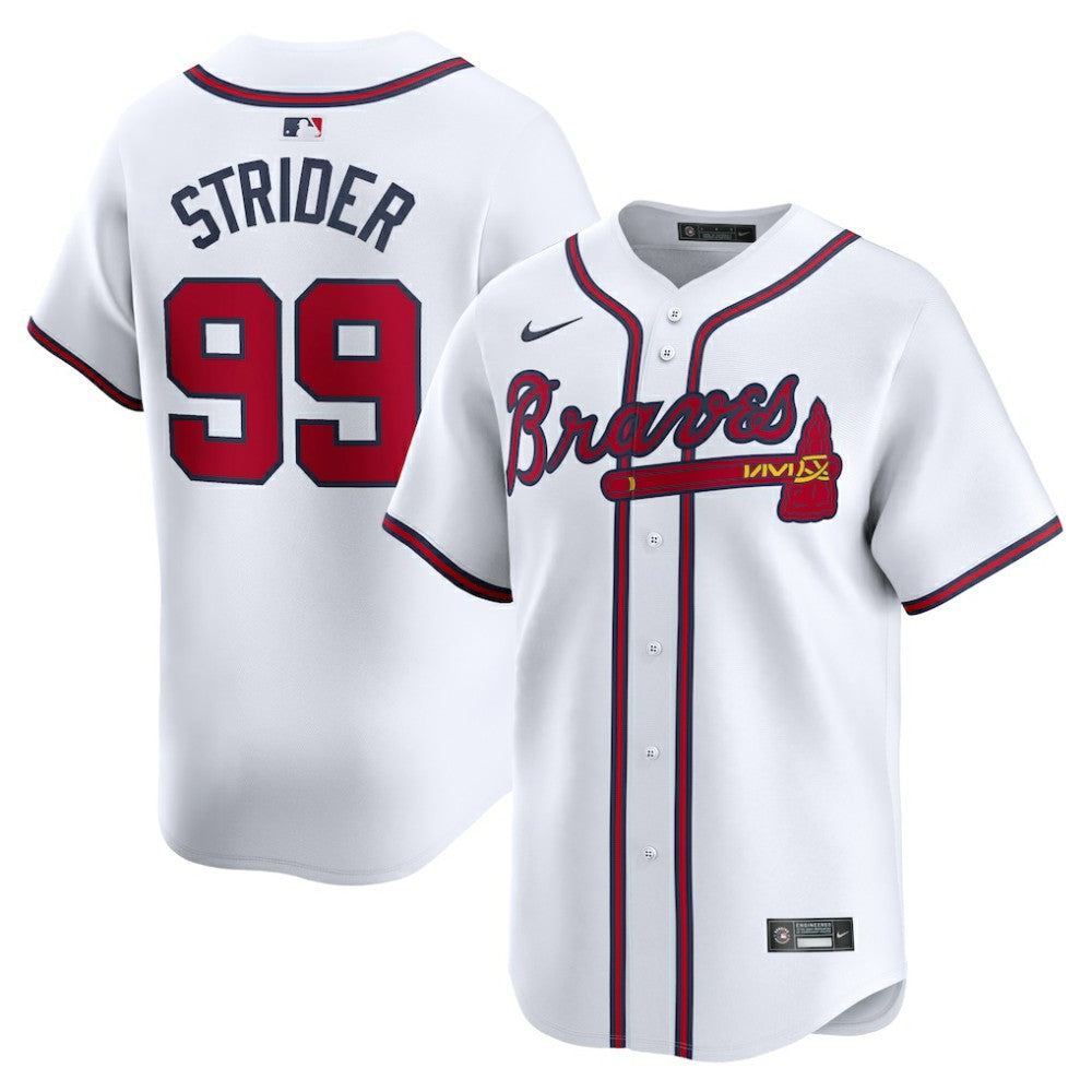 MLB Spencer Strider Atlanta Braves Nike Home Limited Player Jersey