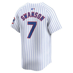 MLB Dansby Swanson Chicago Cubs Nike Home Limited Player Jersey