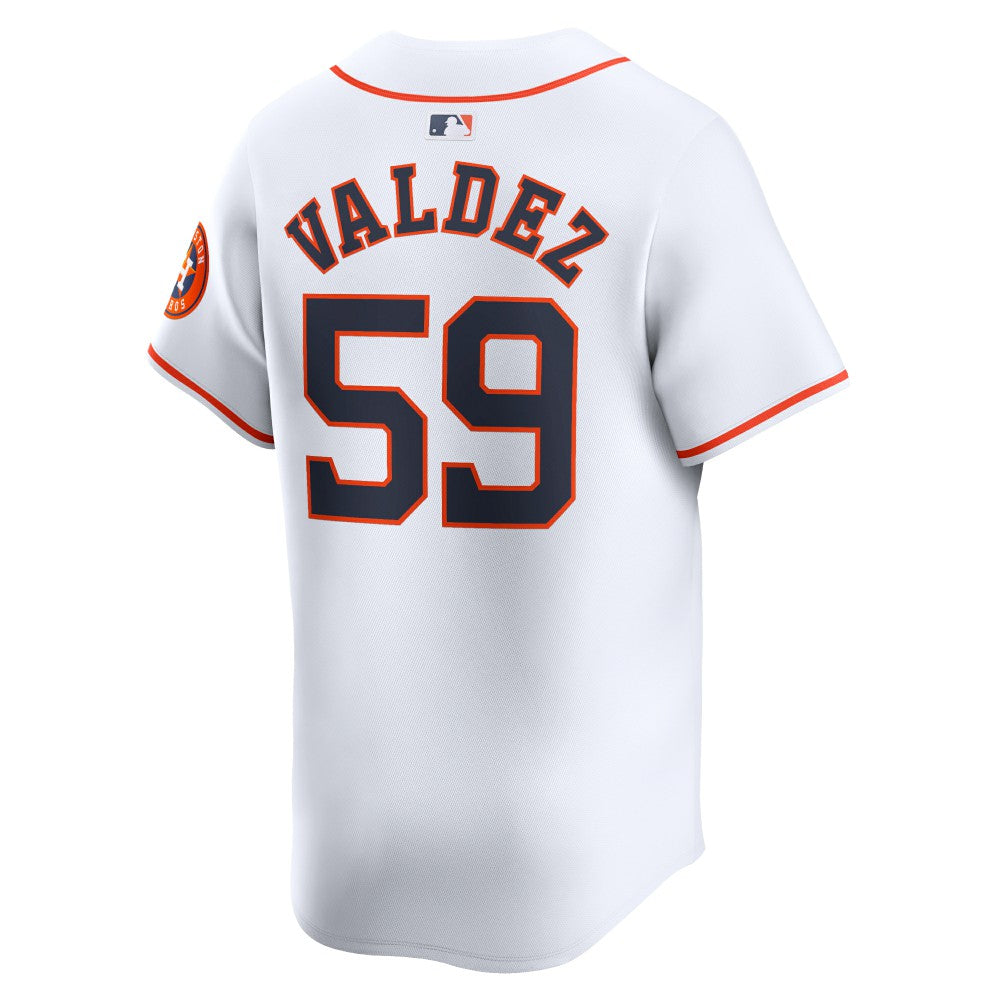 MLB Framber Valdez Houston Astros Nike Home Limited Player Jersey