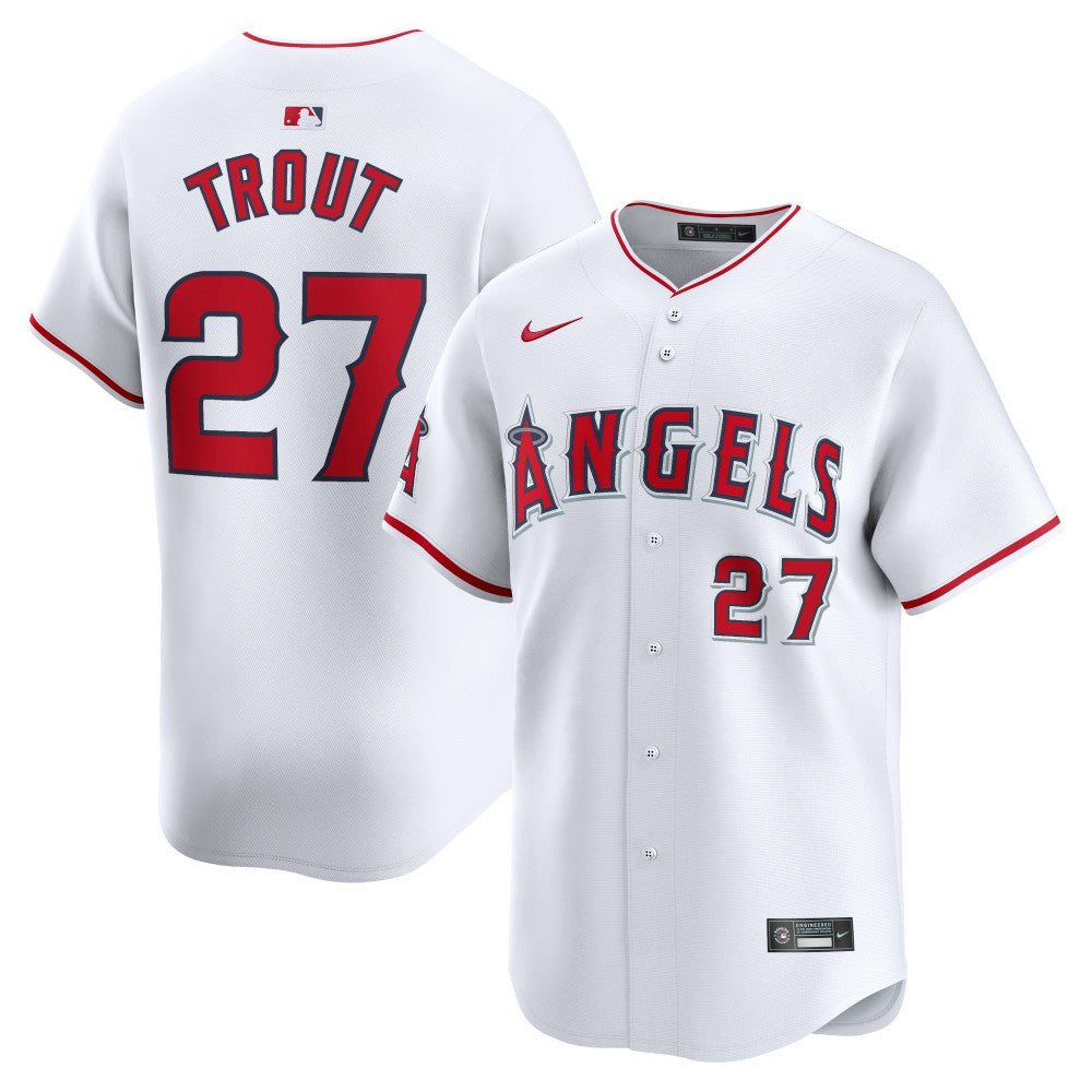 MLB Mike Trout Los Angeles Angels Nike Home Limited Player Jersey