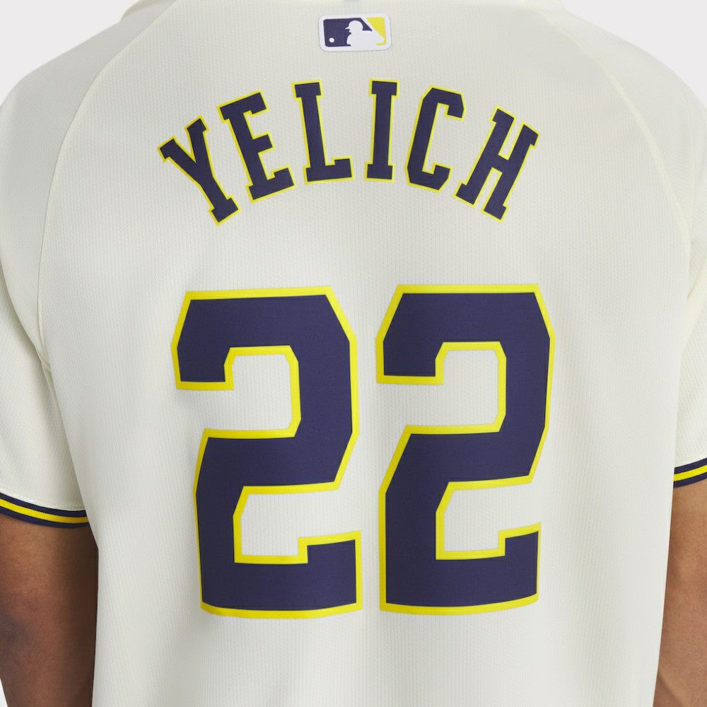 MLB Christian Yelich Milwaukee Brewers Nike Home Limited Player Jersey