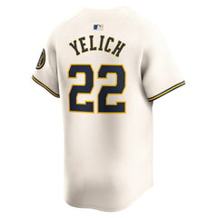 MLB Christian Yelich Milwaukee Brewers Nike Home Limited Player Jersey