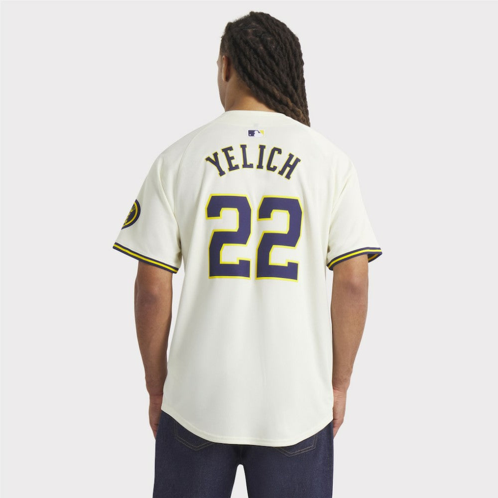 MLB Christian Yelich Milwaukee Brewers Nike Home Limited Player Jersey