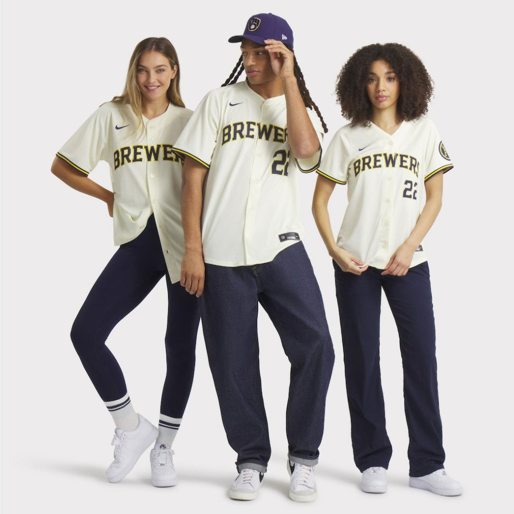 MLB Christian Yelich Milwaukee Brewers Nike Home Limited Player Jersey