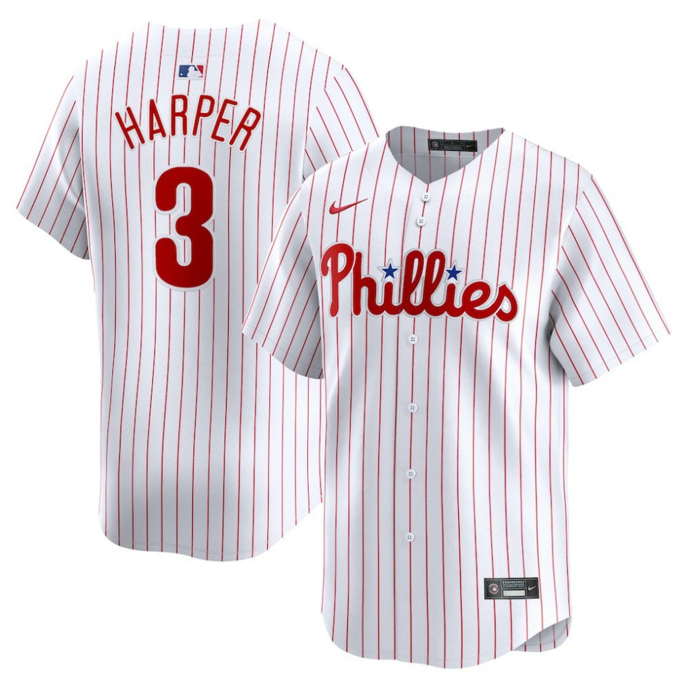 MLB Bryce Harper Philadelphia Phillies Nike Home Limited Player Jersey