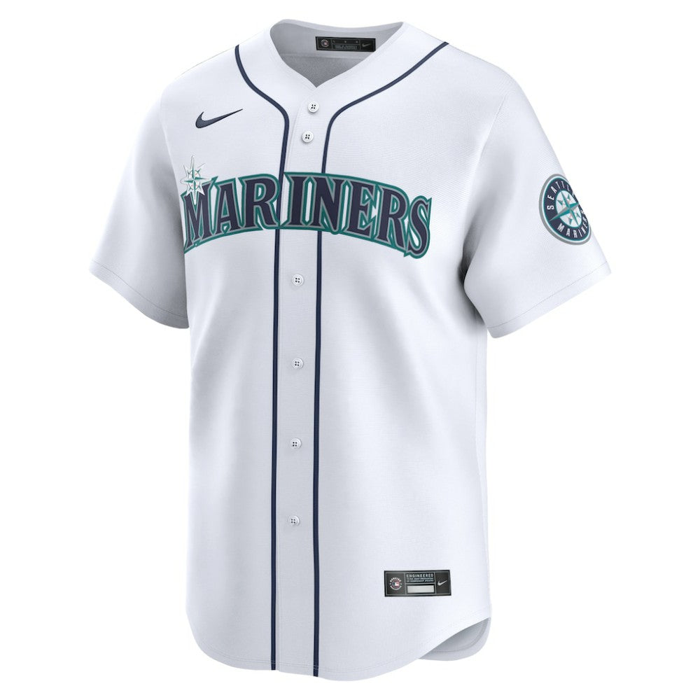 MLB Logan Gilbert Seattle Mariners Nike Home Limited Player Jersey