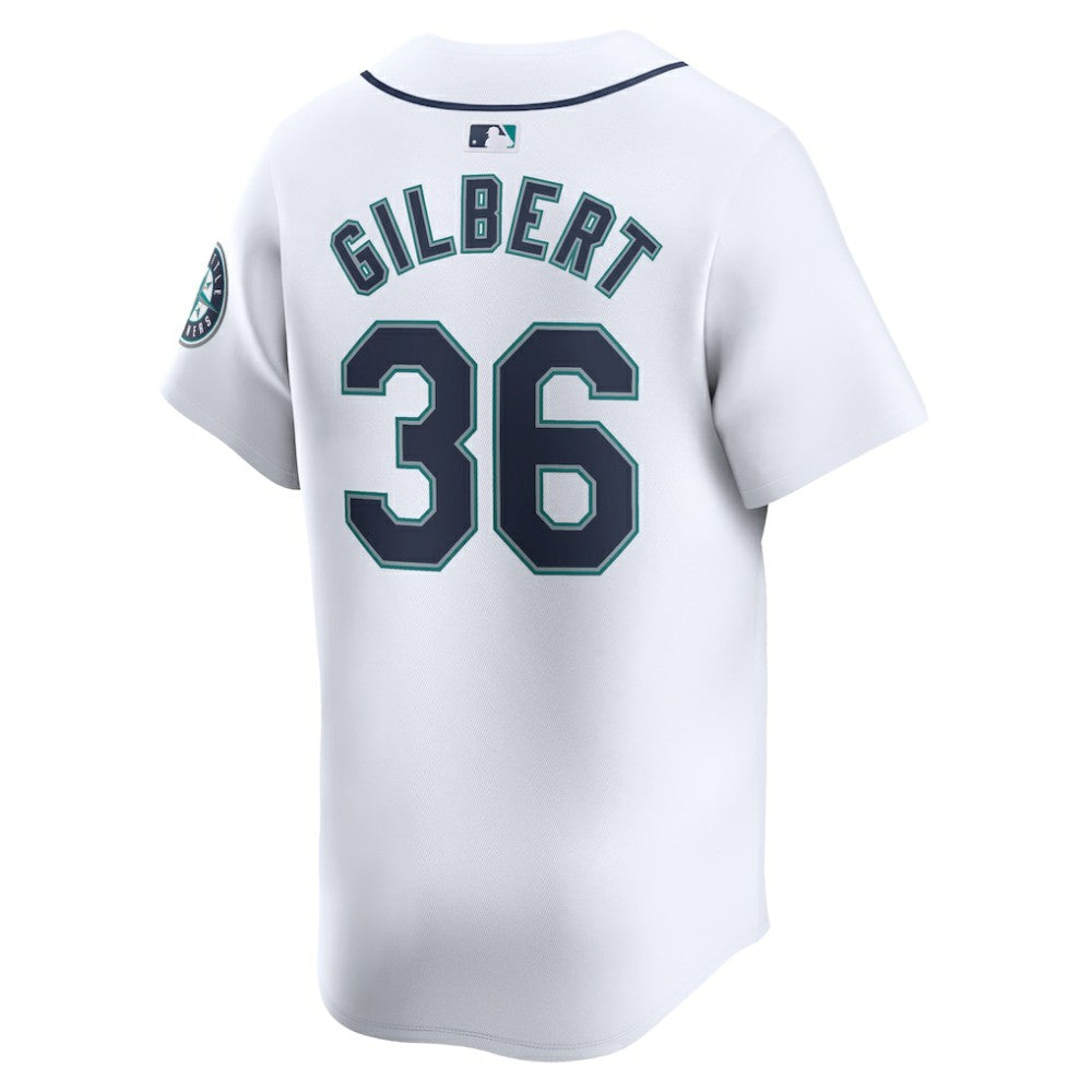 MLB Logan Gilbert Seattle Mariners Nike Home Limited Player Jersey
