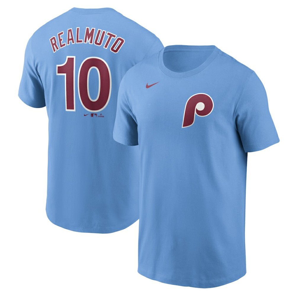 MLB J.T. Realmuto Philadelphia Phillies Nike Fuse Name & Number T-Shirt