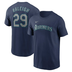 MLB Cal Raleigh Seattle Mariners Nike Fuse Name & Number T-Shirt