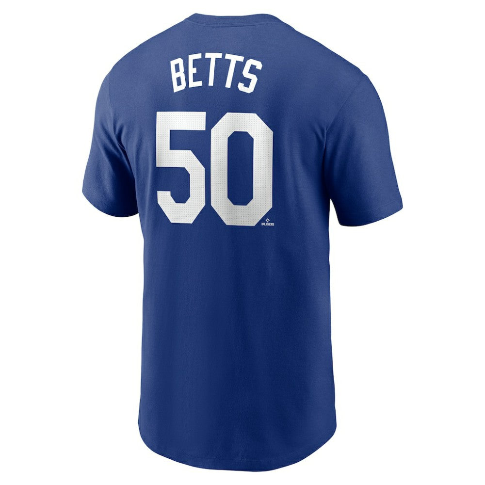 MLB Mookie Betts Los Angeles Dodgers Nike Fuse Name & Number T-Shirt
