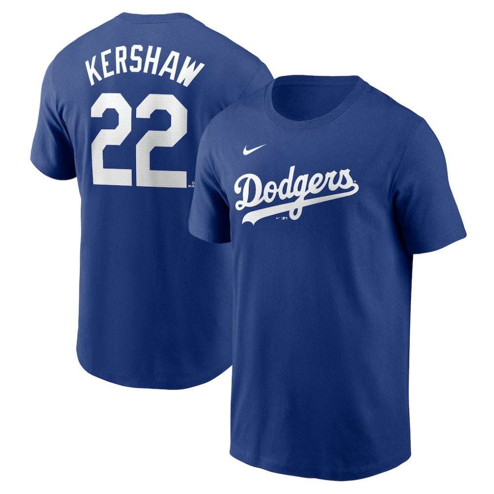 MLB Clayton Kershaw Los Angeles Dodgers Nike Fuse Name & Number T-Shirt