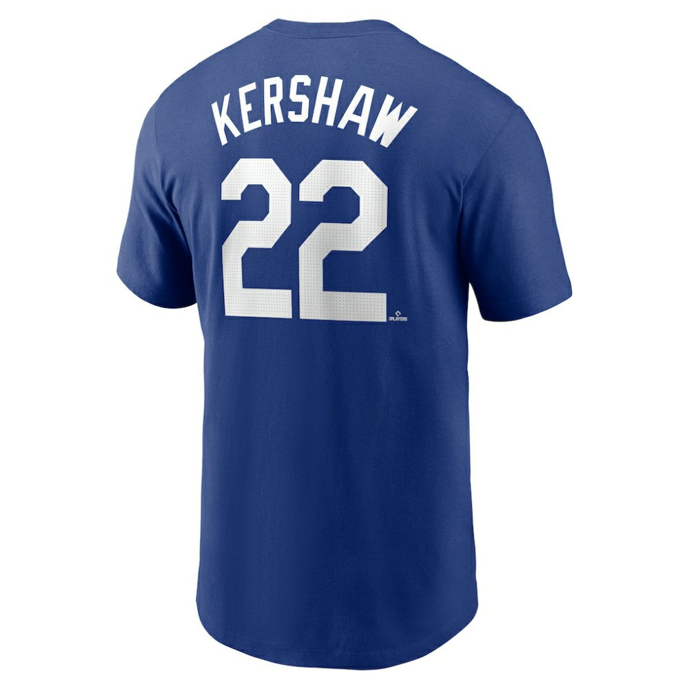MLB Clayton Kershaw Los Angeles Dodgers Nike Fuse Name & Number T-Shirt