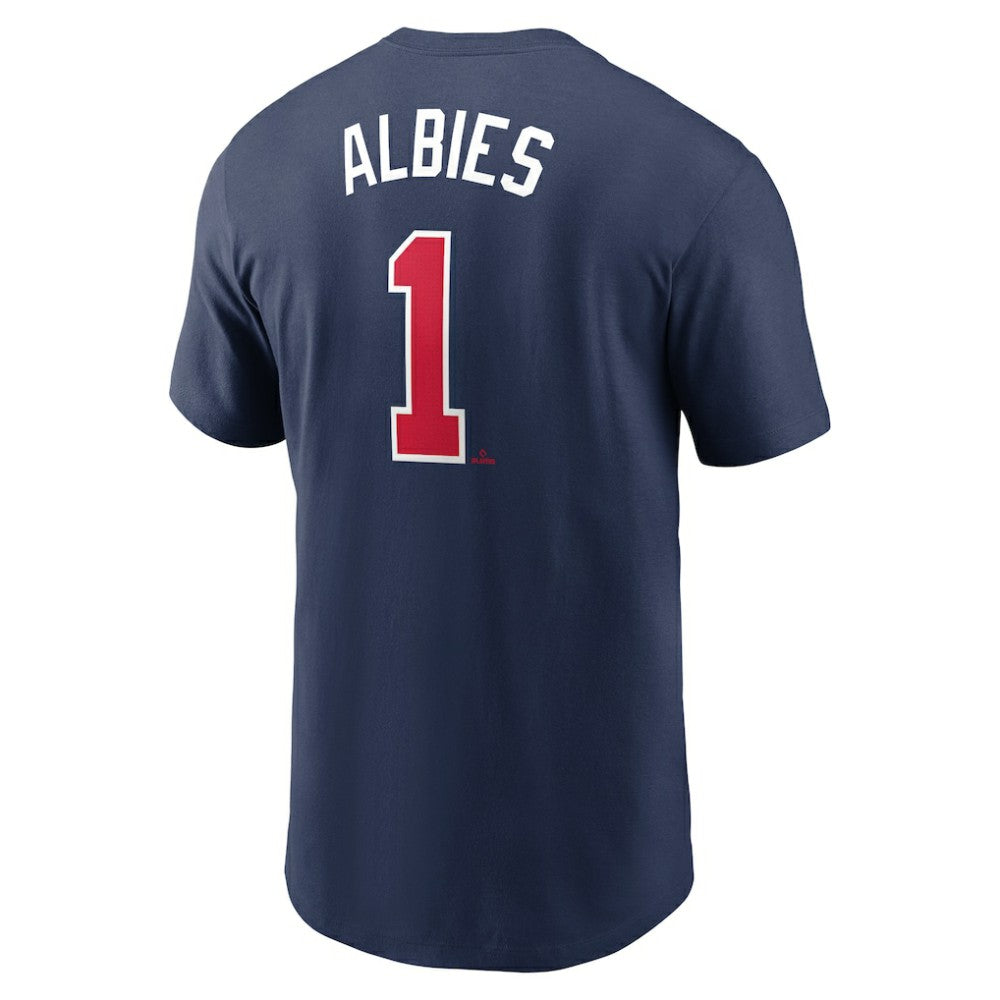 MLB Ozzie Albies Atlanta Braves Nike Fuse Name & Number T-Shirt
