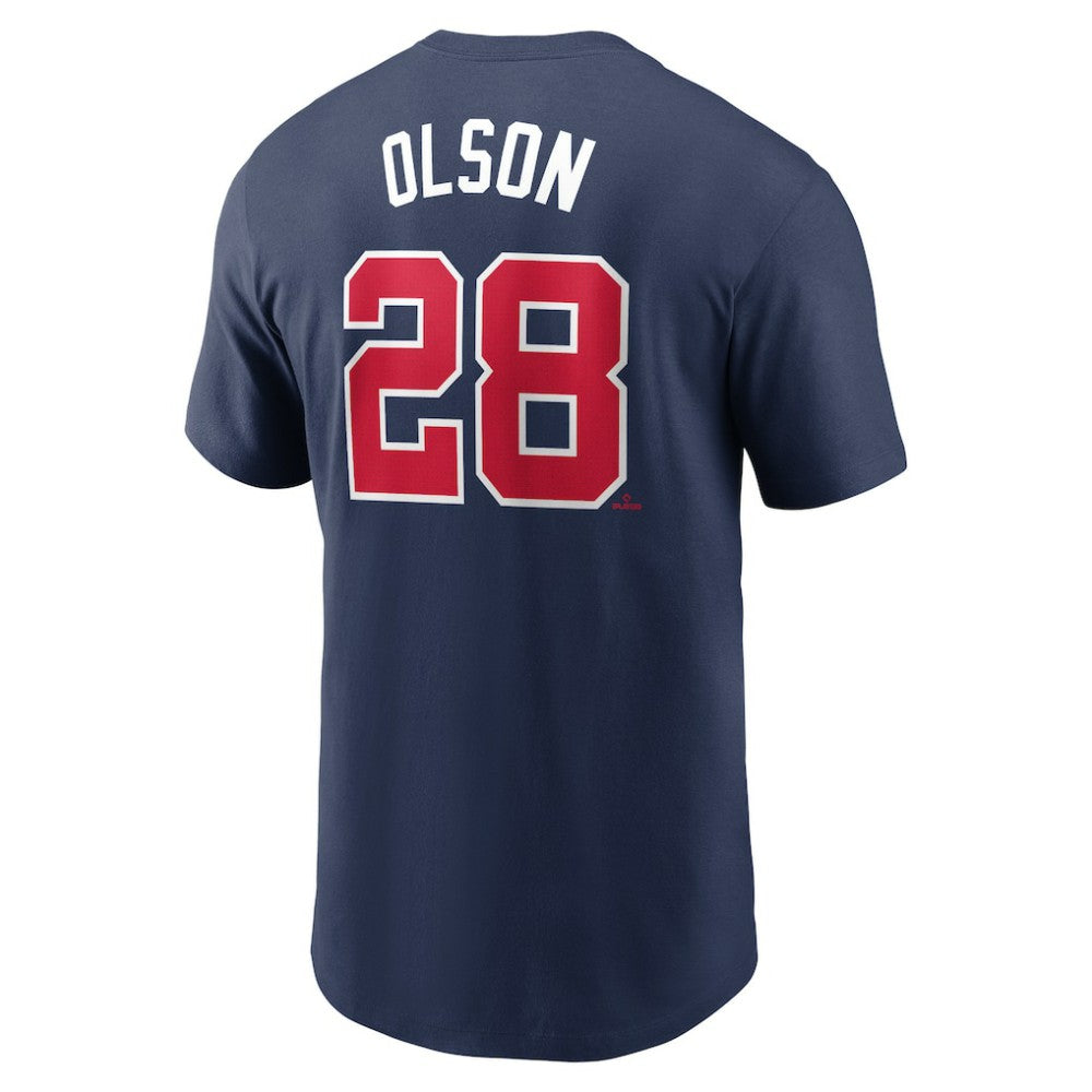MLB Matt Olson Atlanta Braves Nike Fuse Name & Number T-Shirt