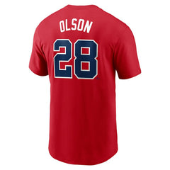 MLB Matt Olson Atlanta Braves Nike Fuse Name & Number T-Shirt