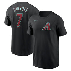 MLB Corbin Carroll Arizona Diamondbacks Nike Fuse Name & Number T-Shirt