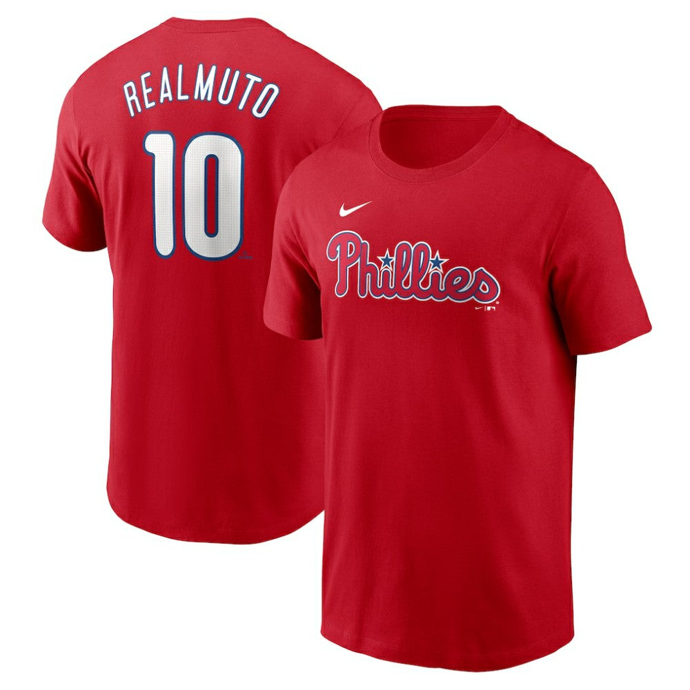 MLB J.T. Realmuto Philadelphia Phillies Nike Fuse Name & Number T-Shirt
