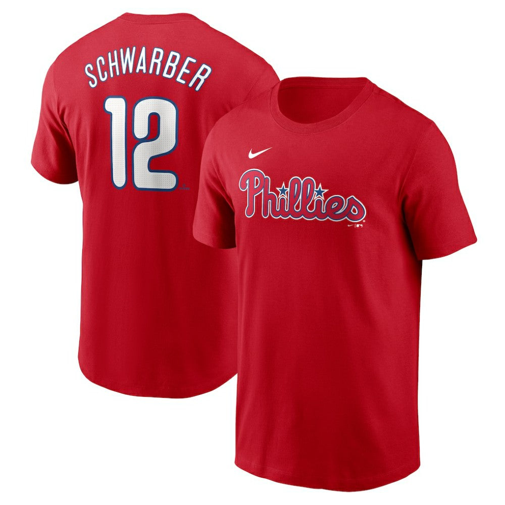 MLB Kyle Schwarber Philadelphia Phillies Nike Fuse Name & Number T-Shirt