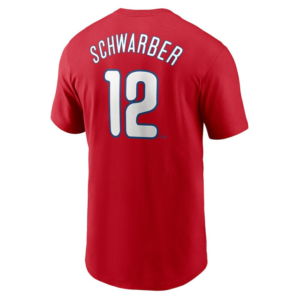 MLB Kyle Schwarber Philadelphia Phillies Nike Fuse Name & Number T-Shirt