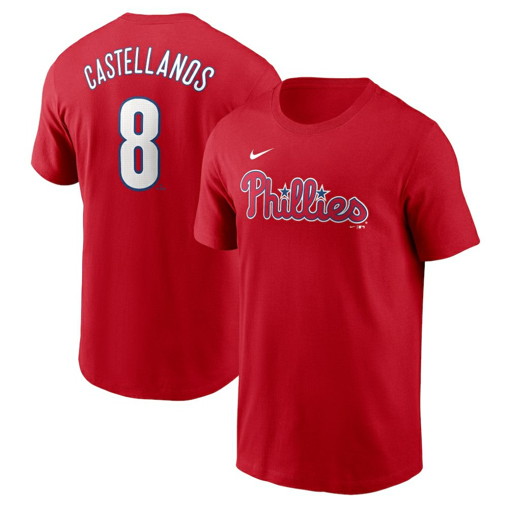 MLB Nick Castellanos Philadelphia Phillies Nike Fuse Name & Number T-Shirt